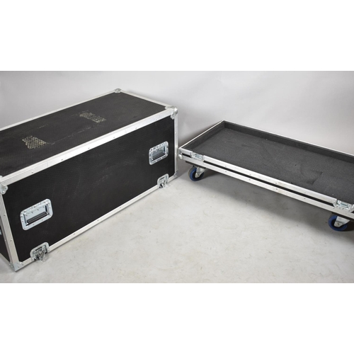 601 - A Large Rectangular Penn Flight Case, 115cm x 55cm x 70cm high