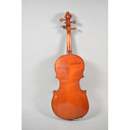 64 - A Cased Stentor Child's Violin, the Stentor Student, Complete with Case and Bow