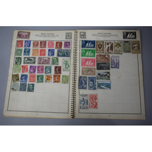 121 - An Edwardian School Boy Stamp Album, 