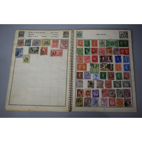 121 - An Edwardian School Boy Stamp Album, 