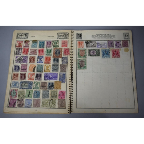 121 - An Edwardian School Boy Stamp Album, 