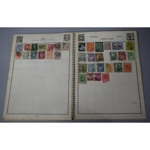 121 - An Edwardian School Boy Stamp Album, 