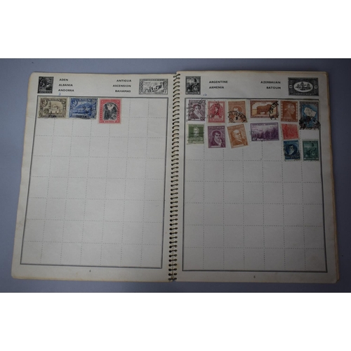 121 - An Edwardian School Boy Stamp Album, 