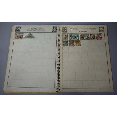 121 - An Edwardian School Boy Stamp Album, 