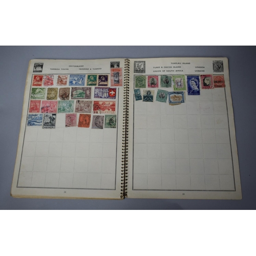 121 - An Edwardian School Boy Stamp Album, 