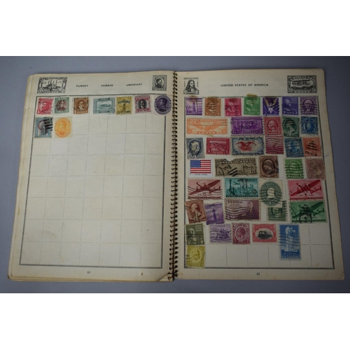 121 - An Edwardian School Boy Stamp Album, 