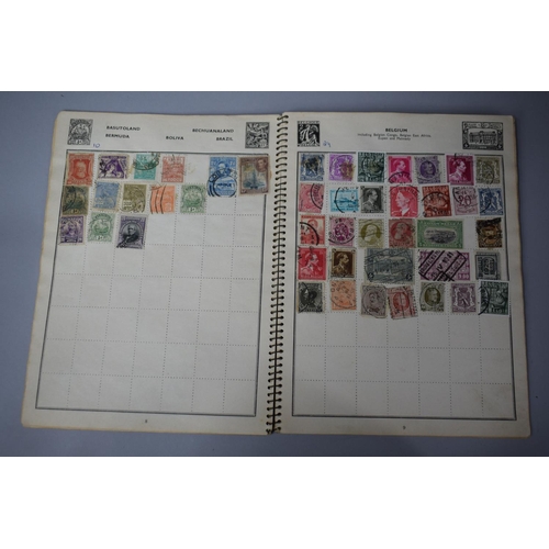 121 - An Edwardian School Boy Stamp Album, 