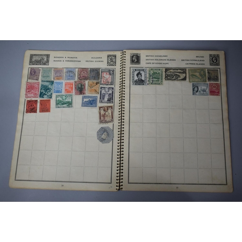 121 - An Edwardian School Boy Stamp Album, 