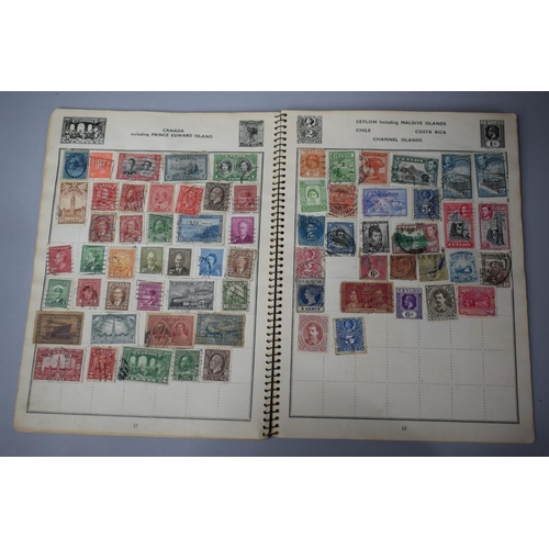 121 - An Edwardian School Boy Stamp Album, 