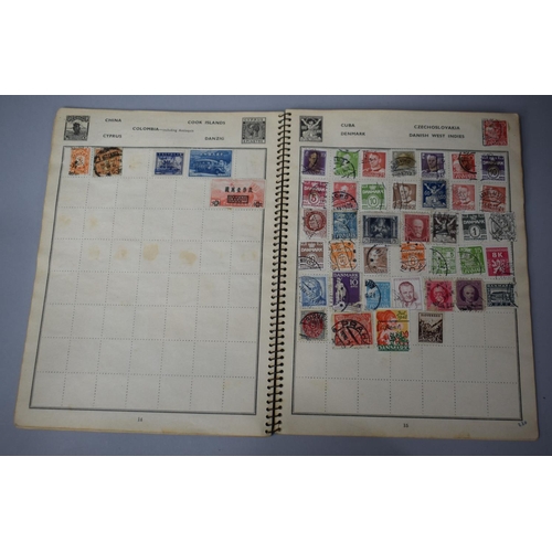 121 - An Edwardian School Boy Stamp Album, 