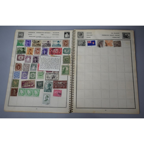 121 - An Edwardian School Boy Stamp Album, 