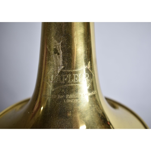 131 - A Cased Brass Trombone, La Fleur Imported by Boosey and Hawkes, London