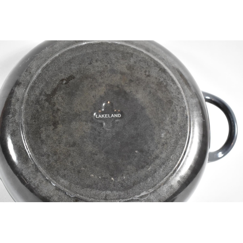 166 - An Enamelled Cast Iron Circular Cooking Pan by Lakeland, 26cm diameter