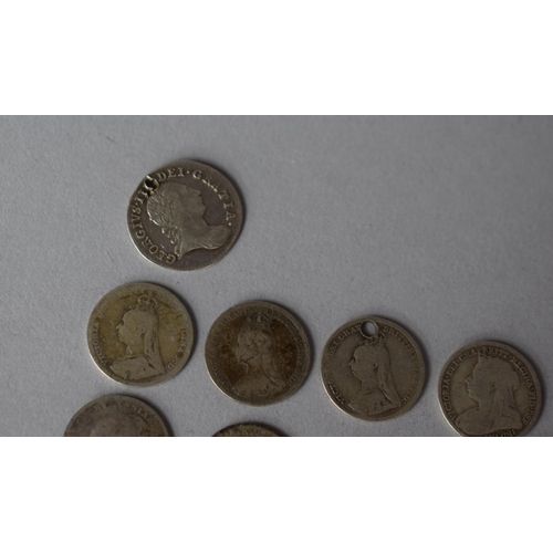 241 - A Collection of Various British Coins and Festival of Britain Medal to Include George III Threepenny... 