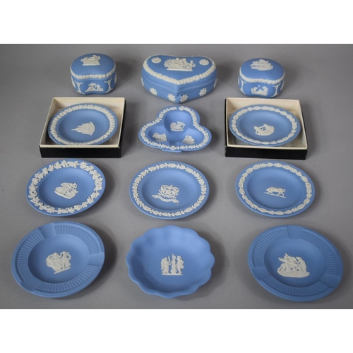 279 - A Collection of Twelve Pieces of Wedgwood Jasperware