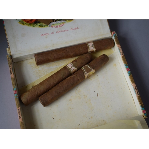 304 - A Collection of Various Tea Cards etc Together with a Box Containing Three Bolivar Havana Cigars