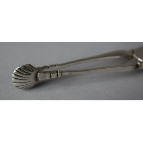 351 - A Pair of Silver Sugar Tongs, 10cm long