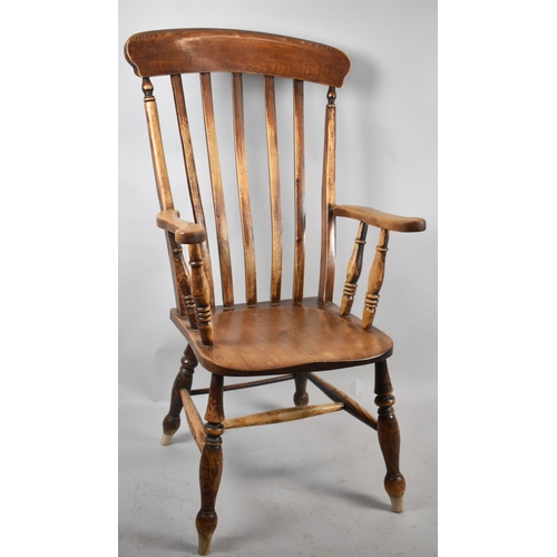 500 - A Late 19th/Early 20th Century Kitchen Armchair