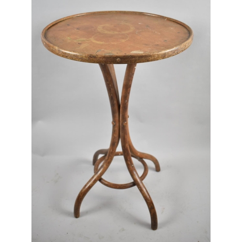 517 - A Circular Bentwood Occasional Table, 46cm Diameter