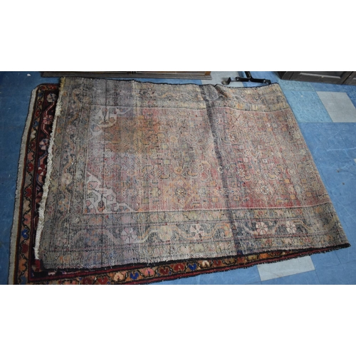 521 - An Antique Persian Handmade Brojerd Runner, 310x110cm