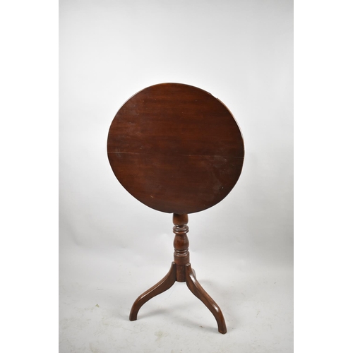 541 - A Late 19th Century Circular Topped Tripod Table, 55cm Diameter