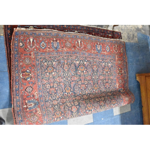 546 - An Antique Handmade Bidjar Rug, 180x185cm