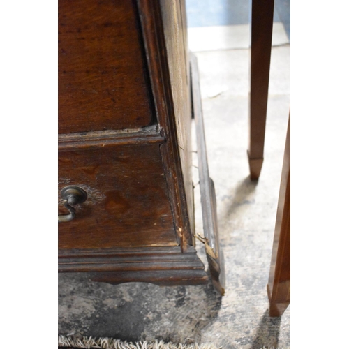 557 - A 19th Century Oak Fall Front Bureau with Fitted Interior Having Nine Drawers, Eleven Pigeon Holes a... 