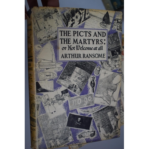 160 - A Collection of Ten Arthur Ransome Novels to Include Secret Water, We Didn't Mean to Go to Sea, Pete... 