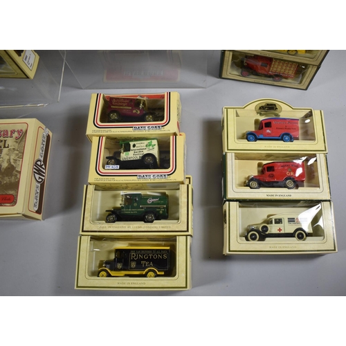 180 - A Collection of Various Lledo Days Gone Diecast Vintage Vans (All Boxed)