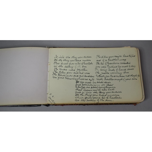 102 - A Late 19th/Early 20th Century Autograph Book Containing Drawings, Watercolours Etc, Together with a... 