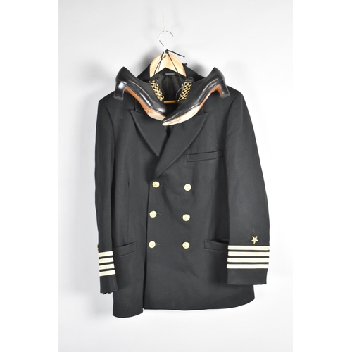 121 - A Naval Jacket Made by Max Oberhard, Naval and Yachting Outfitter, Newport Together with a Pair of L... 