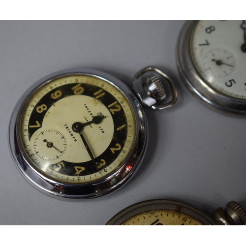 129 - An Ingersoll Pocket Watch Together with Two Ingersoll Triumph Pocket Watches and Two Ingersoll Crown... 