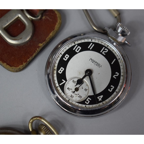 129 - An Ingersoll Pocket Watch Together with Two Ingersoll Triumph Pocket Watches and Two Ingersoll Crown... 