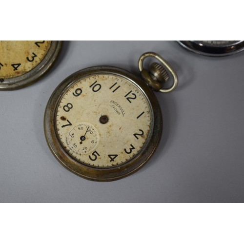 129 - An Ingersoll Pocket Watch Together with Two Ingersoll Triumph Pocket Watches and Two Ingersoll Crown... 