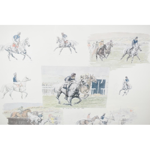 211 - A Framed Print, The Cheltenham Gold Cup. 1989, Signed in Pencil, 57x45cms