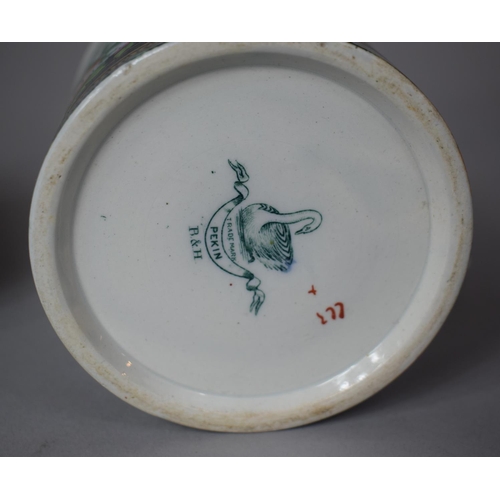 265 - A Collection of three 19th Century Chinoiserie Ceramic Items to include Two Pekin Pattern Tankards a... 