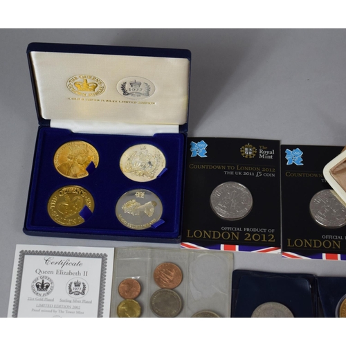 292 - A Collection of Various Victorian and Later British Coins and Boxed 2002 Limited Edition Sets