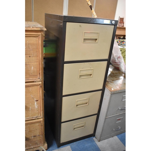 370 - A Four Drawer Filing Cabinet, No Key, 57cms Wide