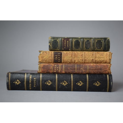 407 - A Collection of Three Miniature Books to Include 1827 Edition of The Complete Angler by Izaak Walton... 