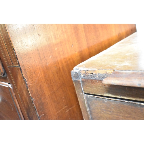 479 - A 19th Century Chest of Two Short and Three Long Drawers on Bracket Feet, the Chest with Drop Brass ... 