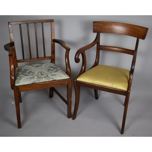 486 - Two Carvers Chairs