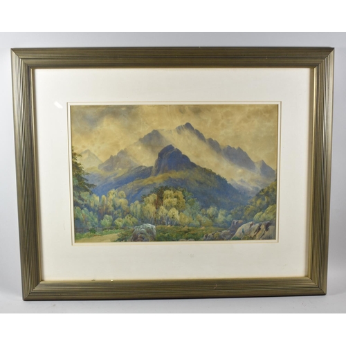 140 - A Framed Watercolour, Ben Troisgeach, Glen Falach, Stirling, Dated 31 9 1905, 34.5 x 21.5cm