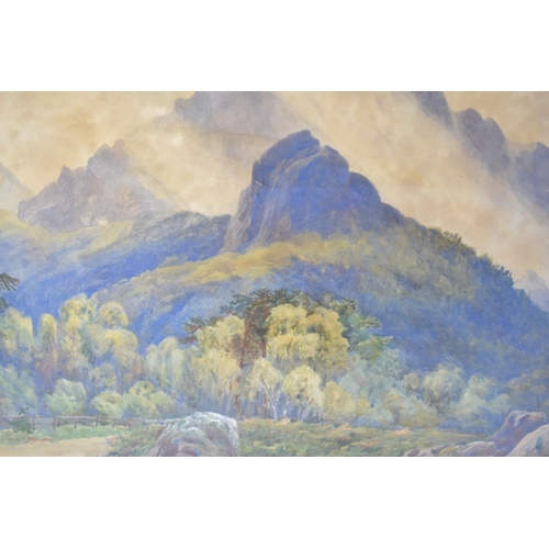 140 - A Framed Watercolour, Ben Troisgeach, Glen Falach, Stirling, Dated 31 9 1905, 34.5 x 21.5cm