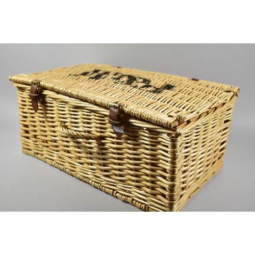 150 - A Fortnum and Mason Wicker Hamper, 49cm wide