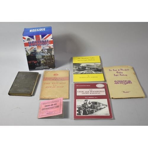 161 - A Set of British Railways DVD's Together with Various Books, Pamphlets and Union Contribution Card