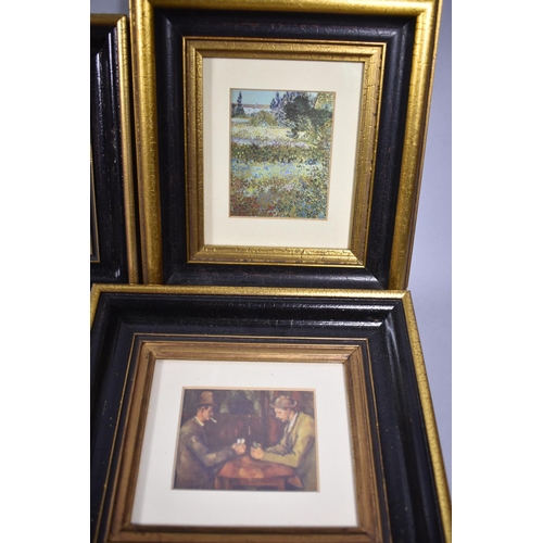 126 - A Collection of Eight Various French Prints After Degas, Lautrec, Corot etc Mainly 10x8cm