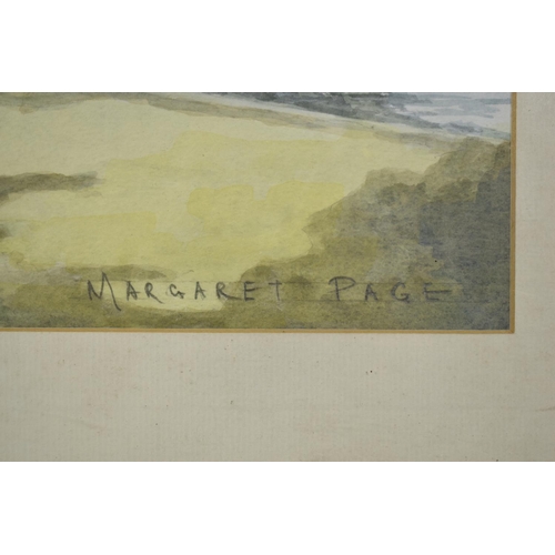 140 - A Framed Margaret Page Watercolour Depicting Lucerne, 23x17cm