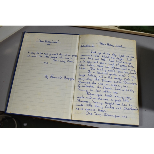 165 - A 1977 Dolls House to Include Hand Written Book by Rosamund Burgoyne for the Dolls House She Made an... 