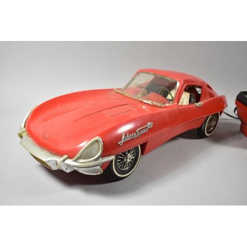 167 - A Vintage 1960's Johnny Speed Battery Operated Remote Control Toy by Topper, 53cm Long