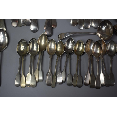 329 - A Large Collection of Various Silver Plated Cutlery